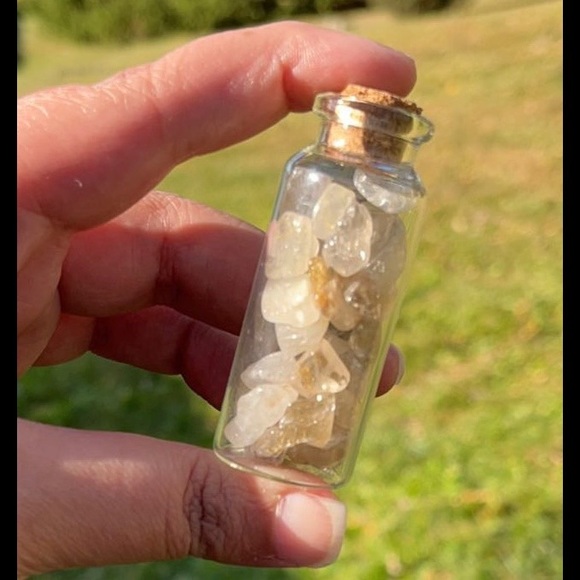 (RELISTED) Rutilated Quartz Jar; Intuitively Selected - Picture 4 of 7